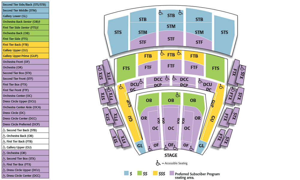 Seattle Opera Seat Selection